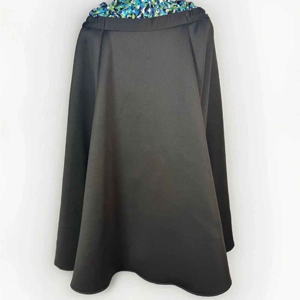 (12) TALLY TAYLOR Elegant & Extremely Well Made Black A-Line Skirt